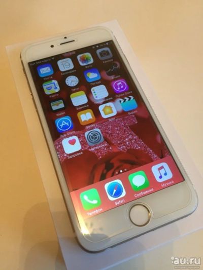 Лот: 9964522. Фото: 1. iPhone 6-16 LTE, Gold. Смартфоны