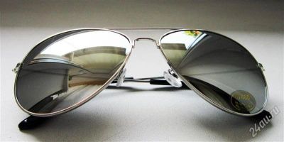 Лот: 2158502. Фото: 1. очки солнцезащитные ray-ban aviator... Очки солнцезащитные