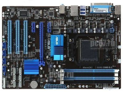 Лот: 1577066. Фото: 1. Плата ASUS Socket-AM3+ M5A87 AMD870... Материнские платы
