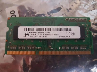 Лот: 12207023. Фото: 1. Micron 2GB 1Rx8 PC3L-12800S. Оперативная память