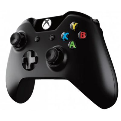 Лот: 4828970. Фото: 1. XBox One Controller Black Wireless. Аксессуары для игровых приставок, консолей, геймпады