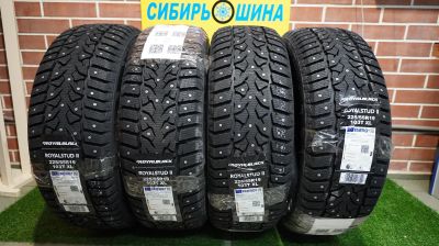 Лот: 23491545. Фото: 1. Зимние шипованные шины Royal Black... Шины