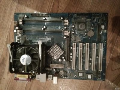 Лот: 15791393. Фото: 1. Prescott 800 dual channel материнская... Материнские платы
