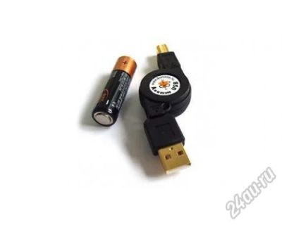 Лот: 5804852. Фото: 1. (093794) Кабель USB 2.0 - рулетка... Дата-кабели, переходники