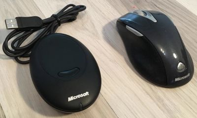 Лот: 9946473. Фото: 1. Беспроводная мышь Microsoft Laser... Клавиатуры и мыши