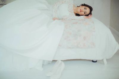 Лот: 5437449. Фото: 1. Шикарное свадебное платье в три... Другое (свадебная мода)