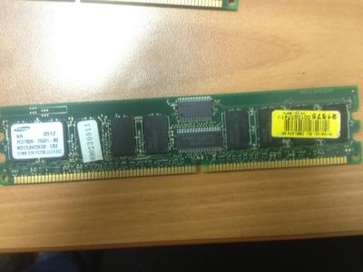 Лот: 5433741. Фото: 1. Память Samsung 512Mb PC 2700 CL2... Оперативная память