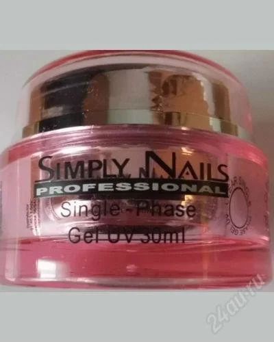 Лот: 2939266. Фото: 1. Гель прозрачный "Simply Nails... Другое (маникюр и педикюр)