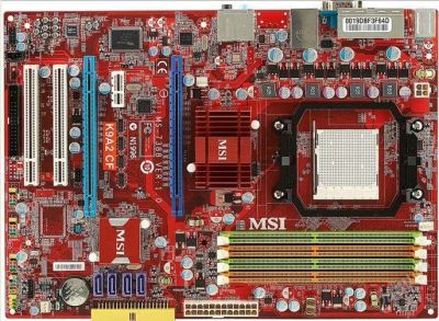 Лот: 2020364. Фото: 1. MSI K9A2-SF +проц AMD Athlon 64... Материнские платы