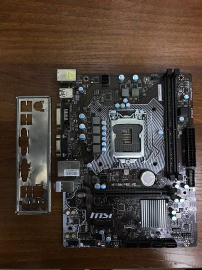 Лот: 11118711. Фото: 1. Материнская плата MSI H110M PRO-VD... Материнские платы