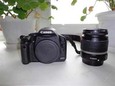 Лот: 2818082. Фото: 1. Canon 500D KIT (18-55mm)+ A-Data... Цифровые зеркальные