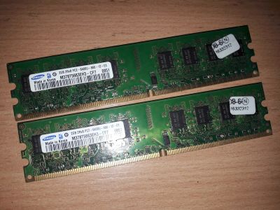 Лот: 14994614. Фото: 1. ОЗУ Samsung DDR2 2GB 2 шт. Оперативная память