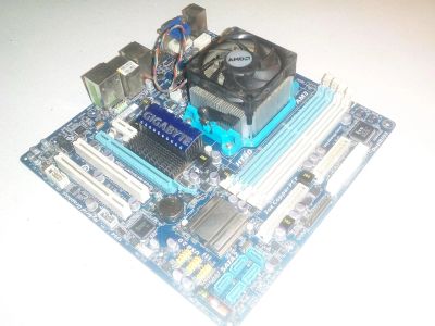 Лот: 4917834. Фото: 1. Материнская плата AM 3 Gigabyte... Материнские платы
