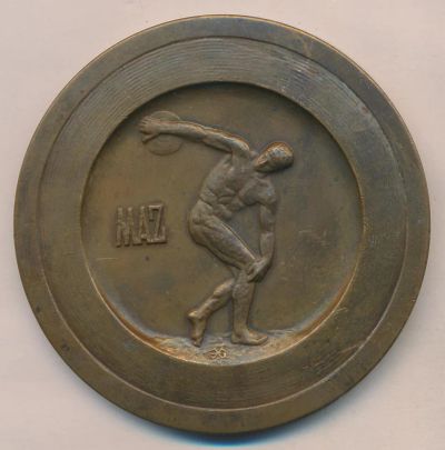 Лот: 8210917. Фото: 1. Польша 1978 Медаль Дискобол Легкая... Юбилейные