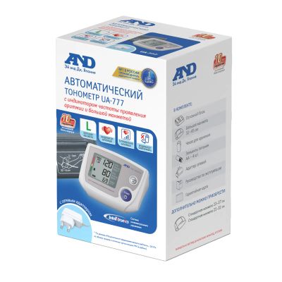 Лот: 23259880. Фото: 1. Эй энд Ди тонометр UA-777L автомат... Лекарства