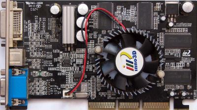 Лот: 5192461. Фото: 1. AGP Inno3D Tornado GeForce FX... Видеокарты