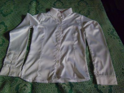 Лот: 19543466. Фото: 1. Блузка белая атласная, пр-во Турция... Блузы, рубашки