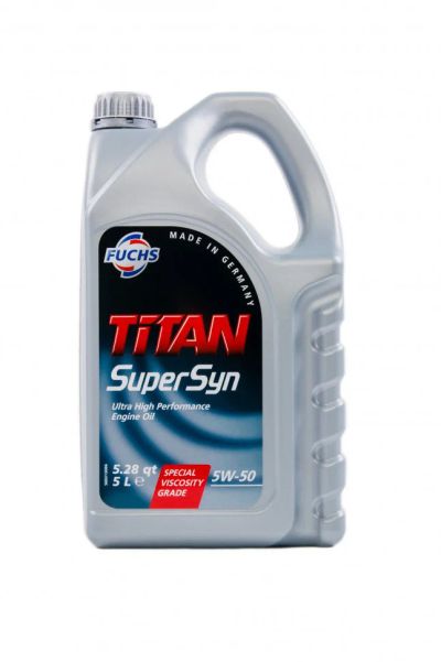 Лот: 14493499. Фото: 1. FUCHS TITAN SUPERSYN 5W-50 5l. Масла, жидкости