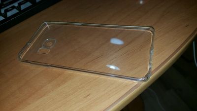 Лот: 8795648. Фото: 1. прозрачный чехол на samsung s6edge... Защитные стёкла, защитные плёнки