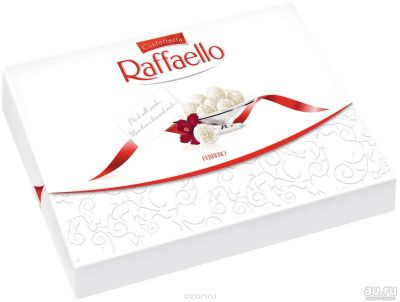 Лот: 12962542. Фото: 1. Конфеты Raffaello, 90 г. Шоколад, конфеты