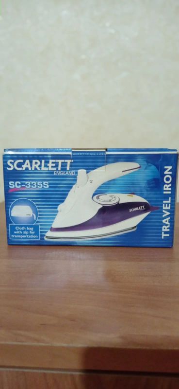 Лот: 19253500. Фото: 1. Утюг дорожный Scarlett. Утюги, парогенераторы, отпариватели