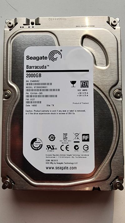 Лот: 20276847. Фото: 1. Жесткий диск Seagate Barracuda... Жёсткие диски (HDD)