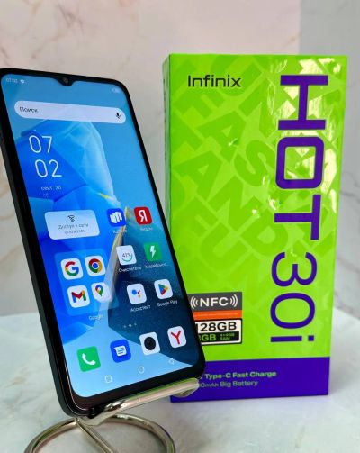 Лот: 21249394. Фото: 1. Infinix HOT 30i 8+128GB (48156... Смартфоны