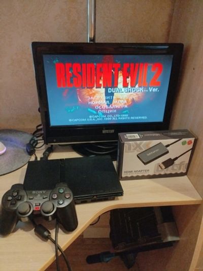 Лот: 21579388. Фото: 1. Sony Playstation 2 Slim (PS2... Консоли