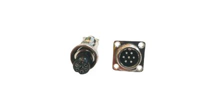 Лот: 20248683. Фото: 1. Авиационный разъём GX12, 7PIN... Разъёмы