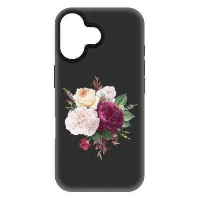 Лот: 25543874. Фото: 1. Чехол Krutoff Soft Case "Цветочная... Чехлы, бамперы