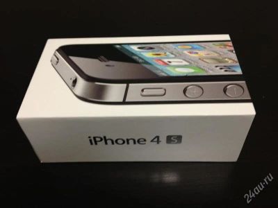 Лот: 2334780. Фото: 1. Apple iPhone 4S 16Gb Black Идеальное... Смартфоны