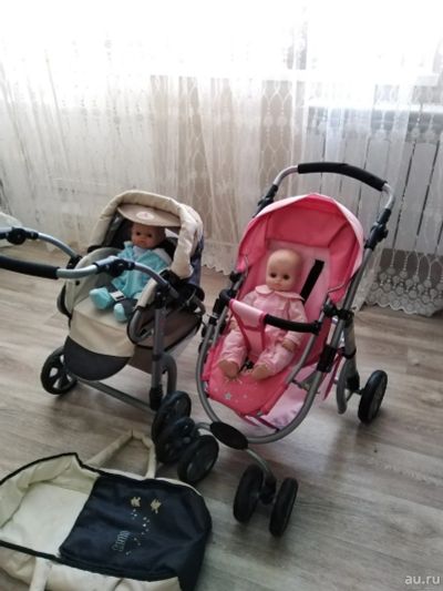 Лот: 17046097. Фото: 1. Коляска для кукол (по высоте для... Куклы и аксессуары