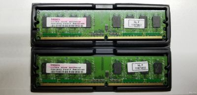 Лот: 13471723. Фото: 1. DDR2 4Gb (2*2gb) Hynix PC2-6400. Оперативная память