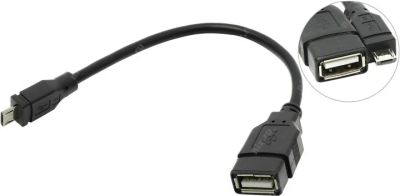 Лот: 9698963. Фото: 1. Micro USB Host OTG (On-The-Go... Дата-кабели, переходники