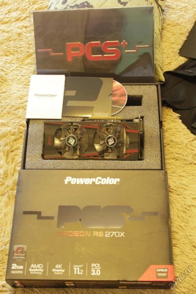Лот: 5800845. Фото: 1. Radeon R9 270X. Видеокарты