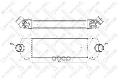 Лот: 21891135. Фото: 1. 10-40092-Sx_интеркулер! Ford Transit... Другое (автозапчасти)