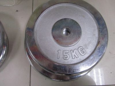 Лот: 13122525. Фото: 1. блин 15кг д 30. Штанги, блины