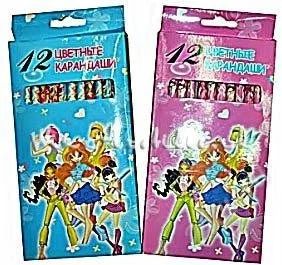Лот: 2278380. Фото: 1. карандаши цветные 12цв. winx новые. Для рисования