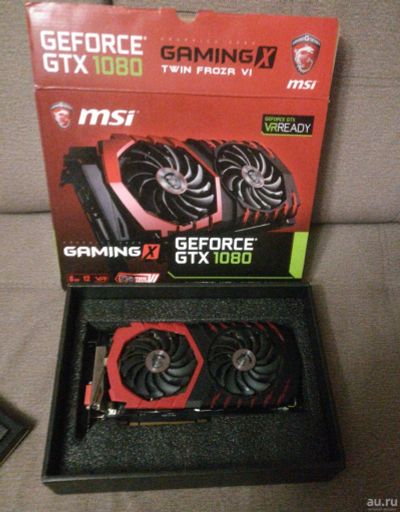 Лот: 12802488. Фото: 1. Видеокарта MSI GeForce 1080 8Gb... Видеокарты