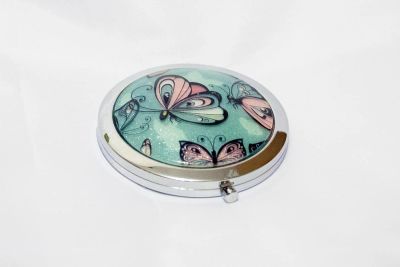 Лот: 6340313. Фото: 1. Карманное зеркало с увеличением... Зеркала компактные