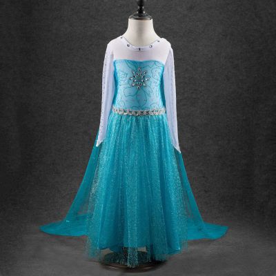 Лот: 6509343. Фото: 1. Платье Эльза 4 - 5 лет. Детские карнавальные, праздничные костюмы