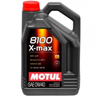 Лот: 16494712. Фото: 1. Масло MOTUL 0W40 8100 X-MAX 5л. Масла, жидкости