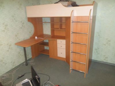 Лот: 10520897. Фото: 1. Кровать чердак. Детские кровати и кроватки