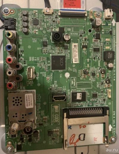 Лот: 17593066. Фото: 1. LG 32LF510U MainBoard: LD55A EAX66408103... Запчасти для телевизоров, видеотехники, аудиотехники