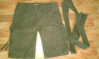 Лот: 1529688. Фото: 1. Бриджи жен. 42 размер (XS). Брюки, шорты