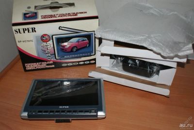 Лот: 8621422. Фото: 1. Автомобильный телевизор Super... Мониторы, DVD