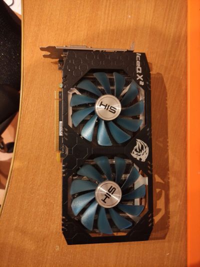Лот: 18414406. Фото: 1. Видеокарта rx580 4gb his. Видеокарты