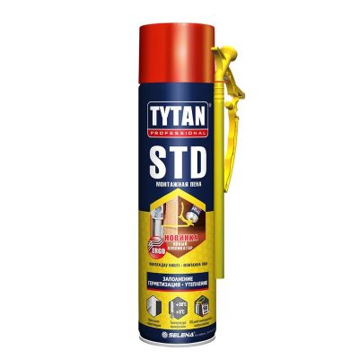 Лот: 25169935. Фото: 1. Пена монтажная Tytan, STD ЭРГО... Клеи, герметики, пена монтажная, клейкие ленты