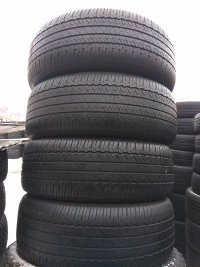 Лот: 13033657. Фото: 1. R19 245 55 Bridgestone dueler... Шины