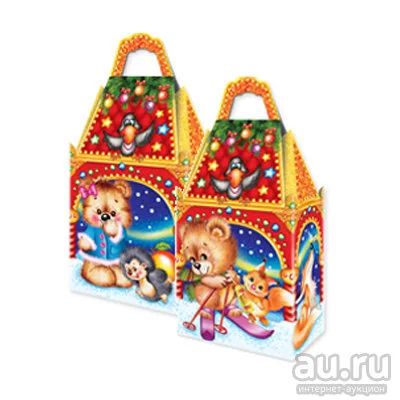 Лот: 10064595. Фото: 1. Упаковка для новогоднего подарка... Гирлянды, шарики, новогодние аксессуары